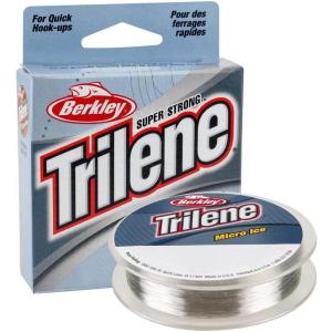 imageBerkley Trilene Micro Ice Clear Steel 6Pound Break Strength 110yd Monofilament Fishing Line Suitable for Freshwater Environments