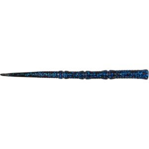 imageBerkley Flute Worm Fishing Soft Plastic Lure 47 Inch 1 PieceBlack Blue Fleck