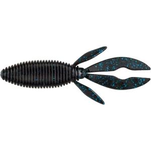 imageBerkley PowerBait MaxScent Chigger Craw Fishing Soft BaitBlack Blue Fleck