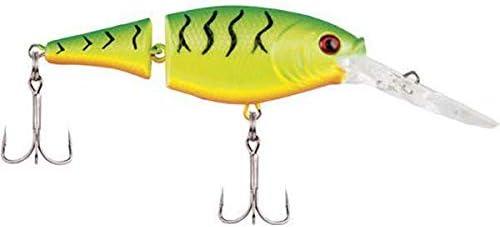 imageBerkley Flicker Shad Jointed Crankbait 2 Pack Red Tiger 13 oz 2 34in 79 Dive DepthBlack Silver