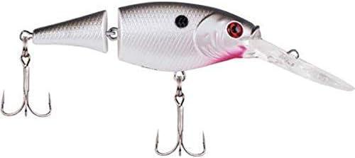 imageBerkley Flicker Shad Jointed Crankbait 2 Pack Red Tiger 13 oz 2 34in 79 Dive DepthBlack Silver