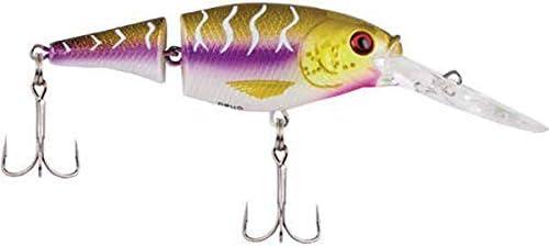 imageBerkley Flicker Shad Jointed Crankbait 2 Pack Red Tiger 13 oz 2 34in 79 Dive DepthBlack Silver