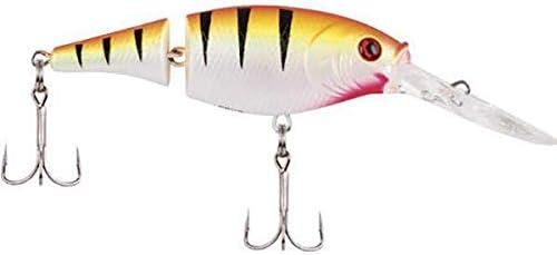 imageBerkley Flicker Shad Jointed Crankbait 2 Pack Red Tiger 13 oz 2 34in 79 Dive DepthBlack Silver