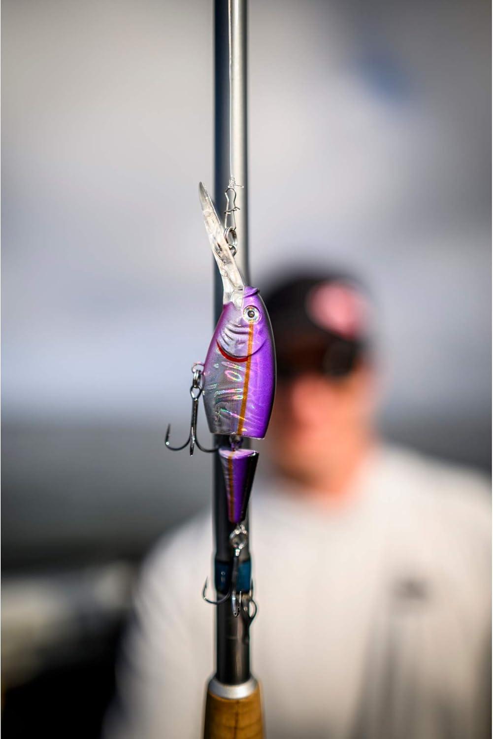 imageBerkley Flicker Shad Jointed Crankbait 2 Pack Red Tiger 13 oz 2 34in 79 Dive DepthChartreuse Pearl