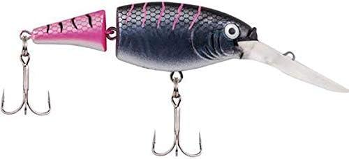 imageBerkley Flicker Shad Jointed Crankbait 2 Pack Red Tiger 13 oz 2 34in 79 Dive DepthFiretail Chrome Candy