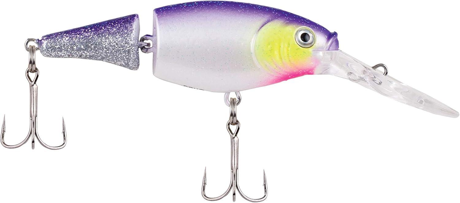 imageBerkley Flicker Shad Jointed Crankbait 2 Pack Red Tiger 13 oz 2 34in 79 Dive DepthFiretail Rico Suave