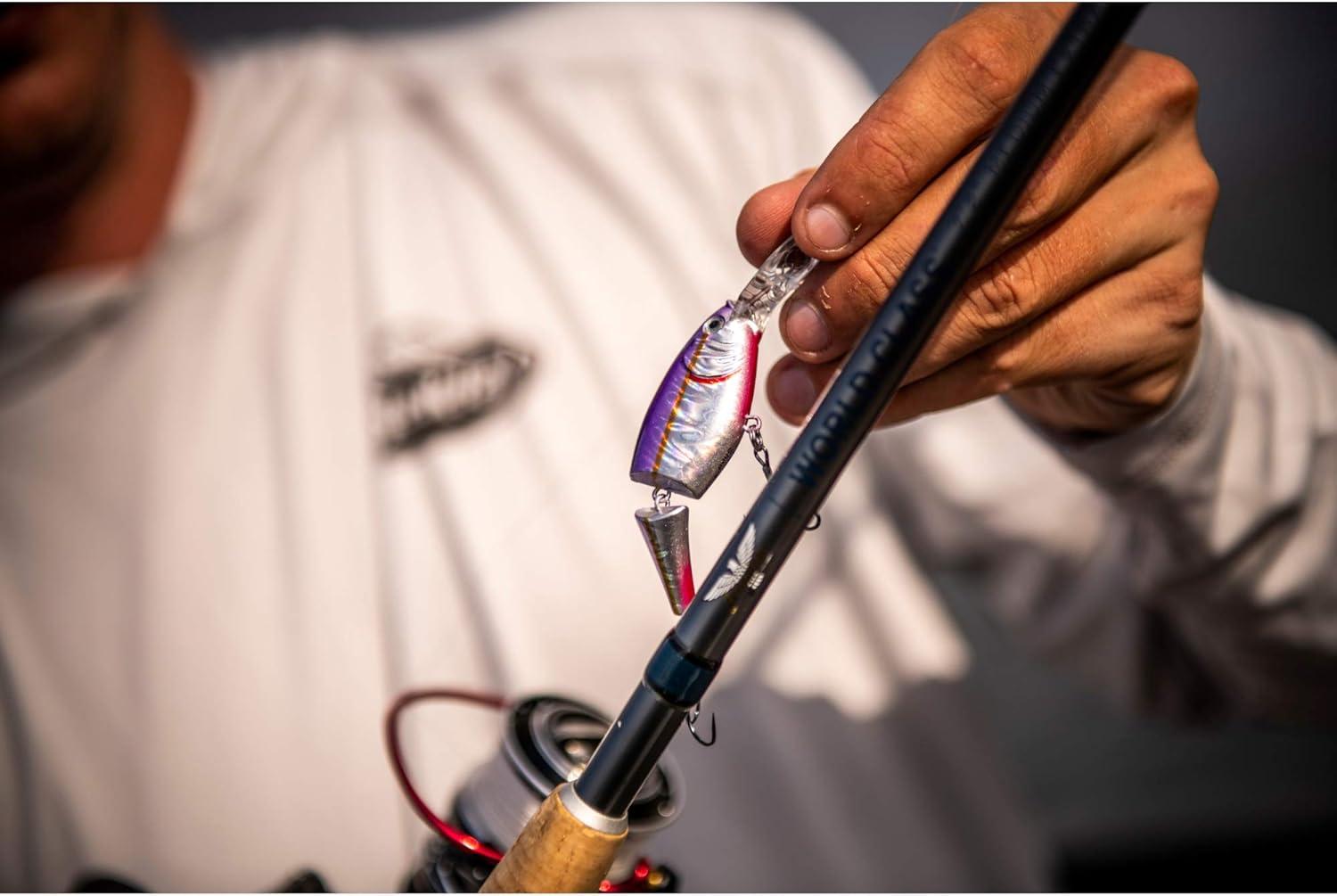 imageBerkley Flicker Shad Jointed Crankbait 2 Pack Red Tiger 13 oz 2 34in 79 Dive DepthHD Spottail Shiner