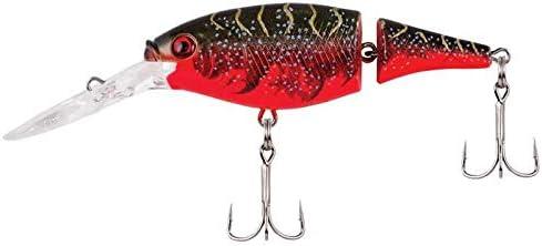 imageBerkley Flicker Shad Jointed Crankbait 2 Pack Red Tiger 13 oz 2 34in 79 Dive DepthRed Tiger