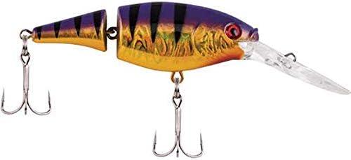 imageBerkley Flicker Shad Jointed Crankbait 2 Pack Red Tiger 13 oz 2 34in 79 Dive DepthSlick Black Pearl