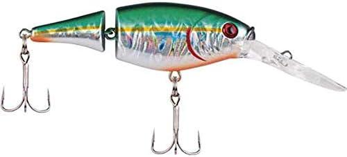 imageBerkley Flicker Shad Jointed Crankbait 2 Pack Red Tiger 13 oz 2 34in 79 Dive DepthSlick Black Pearl