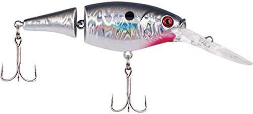 imageBerkley Flicker Shad Jointed Crankbait 2 Pack Red Tiger 13 oz 2 34in 79 Dive DepthSlick Black Pearl