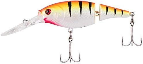imageBerkley Flicker Shad Jointed Crankbait 2 Pack Red Tiger 13 oz 2 34in 79 Dive DepthSunset Perch