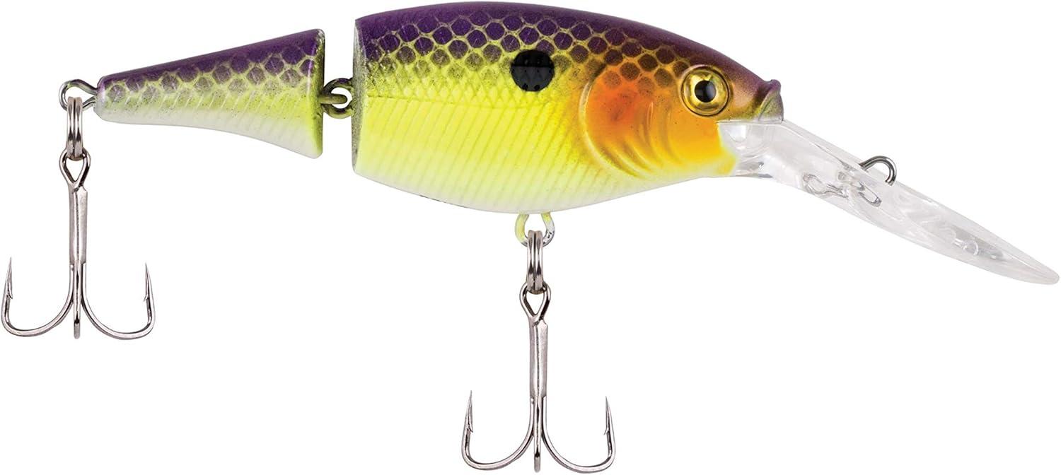 imageBerkley Flicker Shad Jointed Crankbait 2 Pack Red Tiger 13 oz 2 34in 79 Dive DepthTable Rock