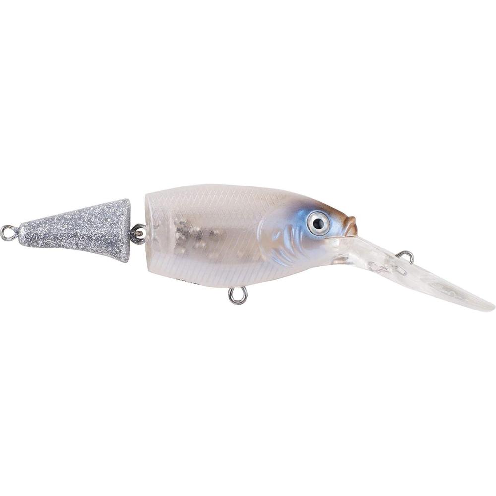 imageBerkley Flicker Shad Jointed Crankbait 2 Pack Red Tiger 13 oz 2 34in 79 Dive DepthFiretail Ghost Glitter