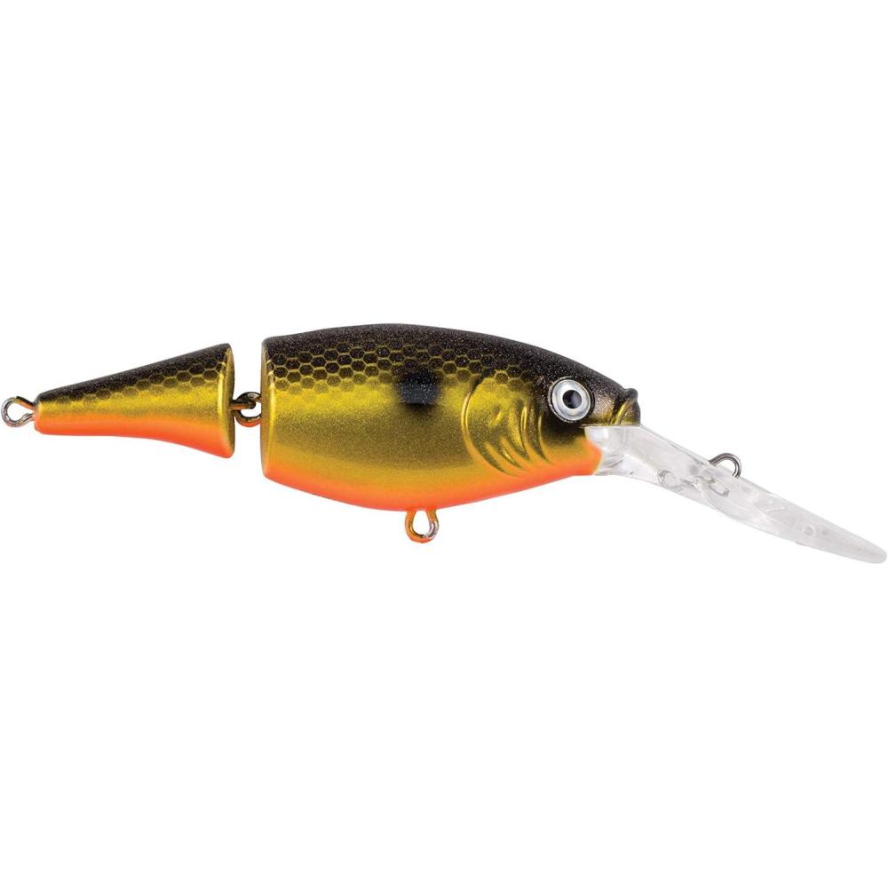 imageBerkley Flicker Shad Jointed Crankbait 2 Pack Red Tiger 13 oz 2 34in 79 Dive DepthFools Gold