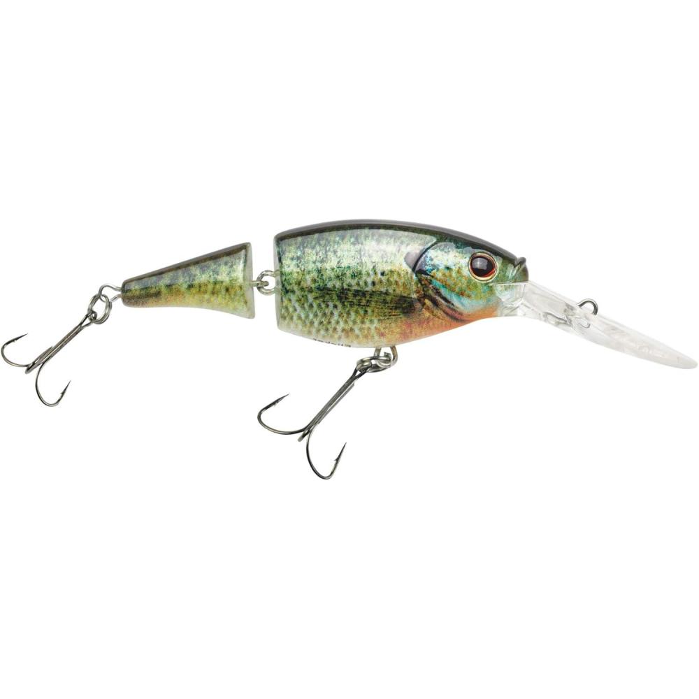 imageBerkley Flicker Shad Jointed Crankbait 2 Pack Red Tiger 13 oz 2 34in 79 Dive DepthHD Bluegill