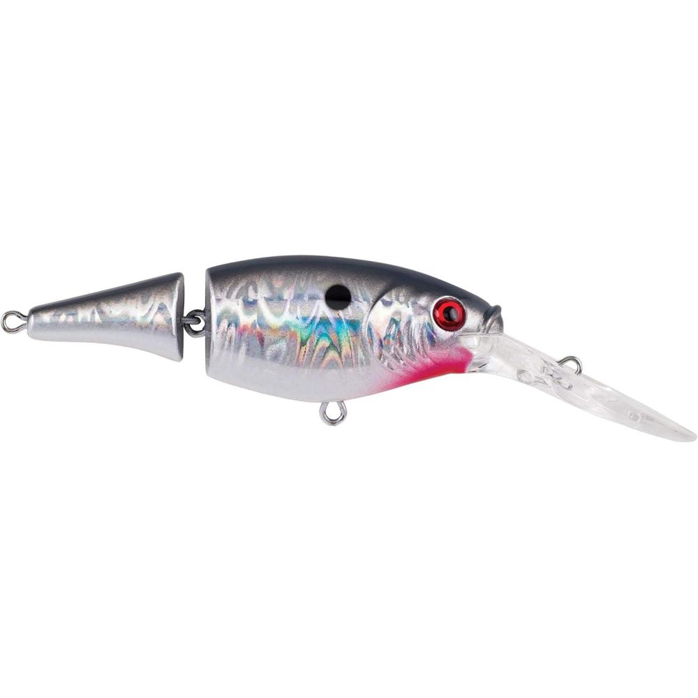 imageBerkley Flicker Shad Jointed Crankbait 2 Pack Red Tiger 13 oz 2 34in 79 Dive DepthSlick Mouse