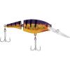 imageBerkley Flicker Shad Jointed Crankbait 2 Pack Red Tiger 13 oz 2 34in 79 Dive DepthSlick Black Pearl