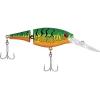 imageBerkley Flicker Shad Jointed Crankbait 2 Pack Red Tiger 13 oz 2 34in 79 Dive DepthSlick Black Pearl