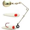 imageJohnson Beetle Spin Fishing Spinners and Spinnerbaits 3 Pack 118Inch BlackChartreuseOrangeWhite