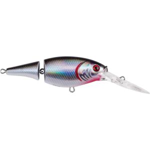 imageBerkley Flicker Shad Jointed Crankbait 2 Pack Red Tiger 13 oz 2 34in 79 Dive DepthBlack Silver