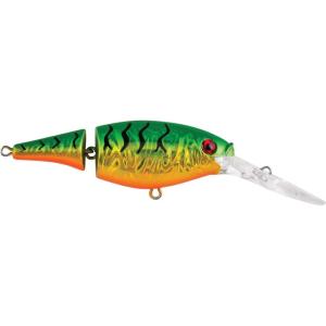 imageBerkley Flicker Shad Jointed Crankbait 2 Pack Red Tiger 13 oz 2 34in 79 Dive DepthSlick Firetiger