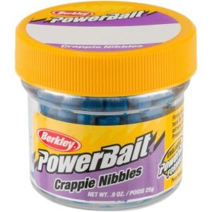 imageBerkley PowerBait Crappie Nibbles Dough Fishing BaitBlue Neon