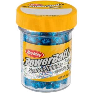 imageBerkley PowerBait Crappie Nibbles Dough Fishing BaitBlue Sapphire  Sparkle