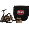 imagePENN Battle Spinning Reel Kit Size 5000 Includes Reel Cover and Spare Anodized Aluminum Spool RightLeft Handle Position HT100 Front Drag SystemBattle Reel Kit