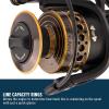 imagePENN Battle Spinning Reel Kit Size 5000 Includes Reel Cover and Spare Anodized Aluminum Spool RightLeft Handle Position HT100 Front Drag SystemBattle Reel