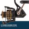 imagePENN Battle Spinning Reel Kit Size 5000 Includes Reel Cover and Spare Anodized Aluminum Spool RightLeft Handle Position HT100 Front Drag SystemBattle Reel Kit