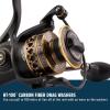 imagePENN Battle Spinning Reel Kit Size 5000 Includes Reel Cover and Spare Anodized Aluminum Spool RightLeft Handle Position HT100 Front Drag SystemBattle Reel Kit