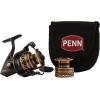 imagePENN Battle Spinning Reel Kit Size 5000 Includes Reel Cover and Spare Anodized Aluminum Spool RightLeft Handle Position HT100 Front Drag SystemBattle Reel Kit