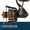 imagePENN Battle Spinning Reel Kit Size 5000 Includes Reel Cover and Spare Anodized Aluminum Spool RightLeft Handle Position HT100 Front Drag SystemBattle Reel