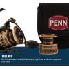 imagePENN Battle Spinning Reel Kit Size 5000 Includes Reel Cover and Spare Anodized Aluminum Spool RightLeft Handle Position HT100 Front Drag SystemBattle Reel Kit