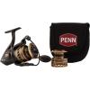 imagePENN Battle Spinning Reel Kit Size 5000 Includes Reel Cover and Spare Anodized Aluminum Spool RightLeft Handle Position HT100 Front Drag SystemBattle Reel Kit