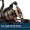 imagePENN Battle Spinning Reel Kit Size 5000 Includes Reel Cover and Spare Anodized Aluminum Spool RightLeft Handle Position HT100 Front Drag SystemBattle Reel Kit