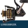 imagePENN Battle Spinning Reel Kit Size 5000 Includes Reel Cover and Spare Anodized Aluminum Spool RightLeft Handle Position HT100 Front Drag SystemBattle Reel