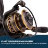 imagePENN Battle Spinning Reel Kit Size 5000 Includes Reel Cover and Spare Anodized Aluminum Spool RightLeft Handle Position HT100 Front Drag SystemBattle Reel Kit
