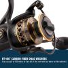 imagePENN Battle Spinning Reel Kit Size 5000 Includes Reel Cover and Spare Anodized Aluminum Spool RightLeft Handle Position HT100 Front Drag SystemBattle Reel