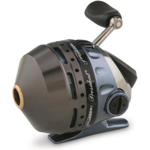 imagePflueger President Spincast Reel Size 10 Fishing Reel RightLeft Handle Position Aluminum Spool Dial Drag System  multicolor