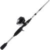 imageAbu Garcia 66 Gen IKE Youth Fishing Rod and Reel Spinning Combo 1Piece Rod Size 30 Reel RightLeft Hand Position Fishing Rod and Reel for KidsBlackIke Dude Spincast New Model