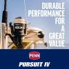 imagePENN Pursuit III ampamp Pursuit IV Spinning Reel and Fishing Rod Combo5000 Size Reel  8  Medium Heavy  2pc