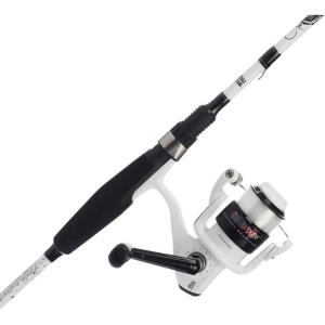 imageAbu Garcia 66 Gen IKE Youth Fishing Rod and Reel Spinning Combo 1Piece Rod Size 30 Reel RightLeft Hand Position Fishing Rod and Reel for KidsBlackIke Dude Spinning New Model