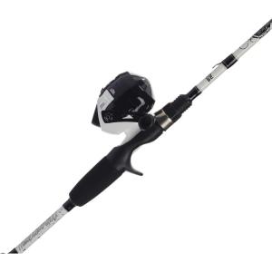imageAbu Garcia 66 Gen IKE Youth Fishing Rod and Reel Spinning Combo 1Piece Rod Size 30 Reel RightLeft Hand Position Fishing Rod and Reel for KidsBlackIke Dude Spincast New Model