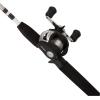 imageShakespeare Alpha Medium 6 Low Profile Fishing Rod and Bait Cast Reel Combo 2 PieceBlack WhiteCombo