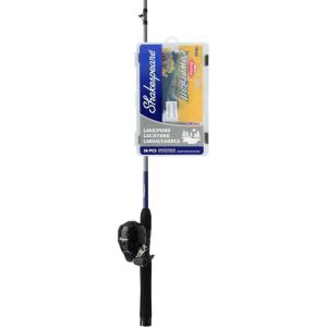 imageShakespeare Catch More Fish Spincast Reel and Fishing Rod Combo with KitLakePond  Grey