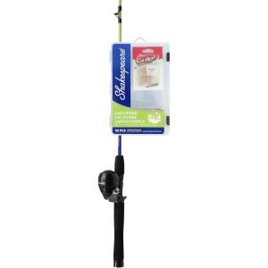 imageShakespeare Catch More Fish Spincast Reel and Fishing Rod Combo with KitLakePond  Yellow