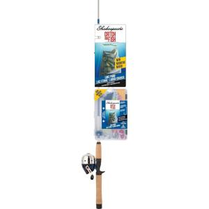 imageShakespeare Catch More Fish Spincast Reel and Fishing Rod Combo with KitLakePond