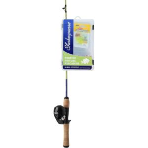 imageShakespeare Catch More Fish Spincast Reel and Fishing Rod Combo with KitPanfish